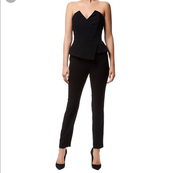 reiss black jumpsuit